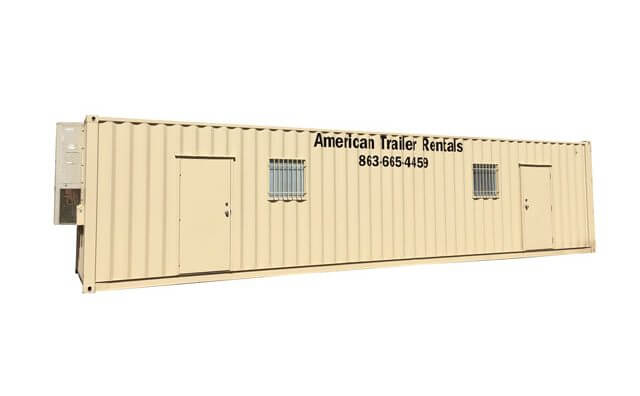40 Office Container For Rent And Delivered In Central Florida