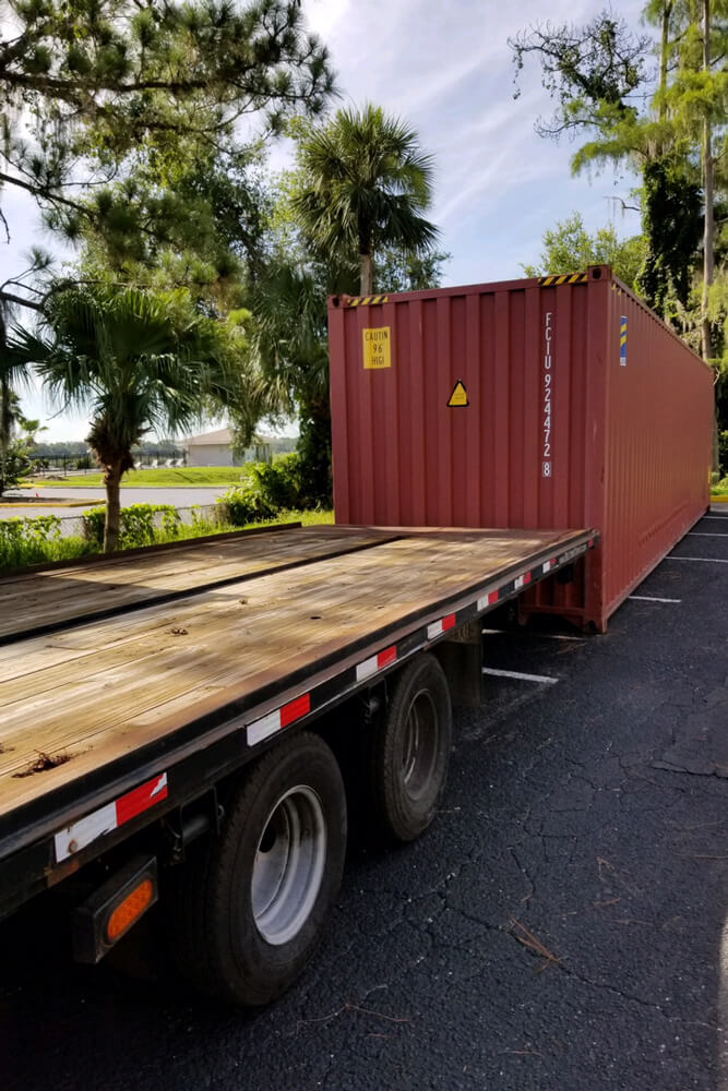 40' Storage Container delivery