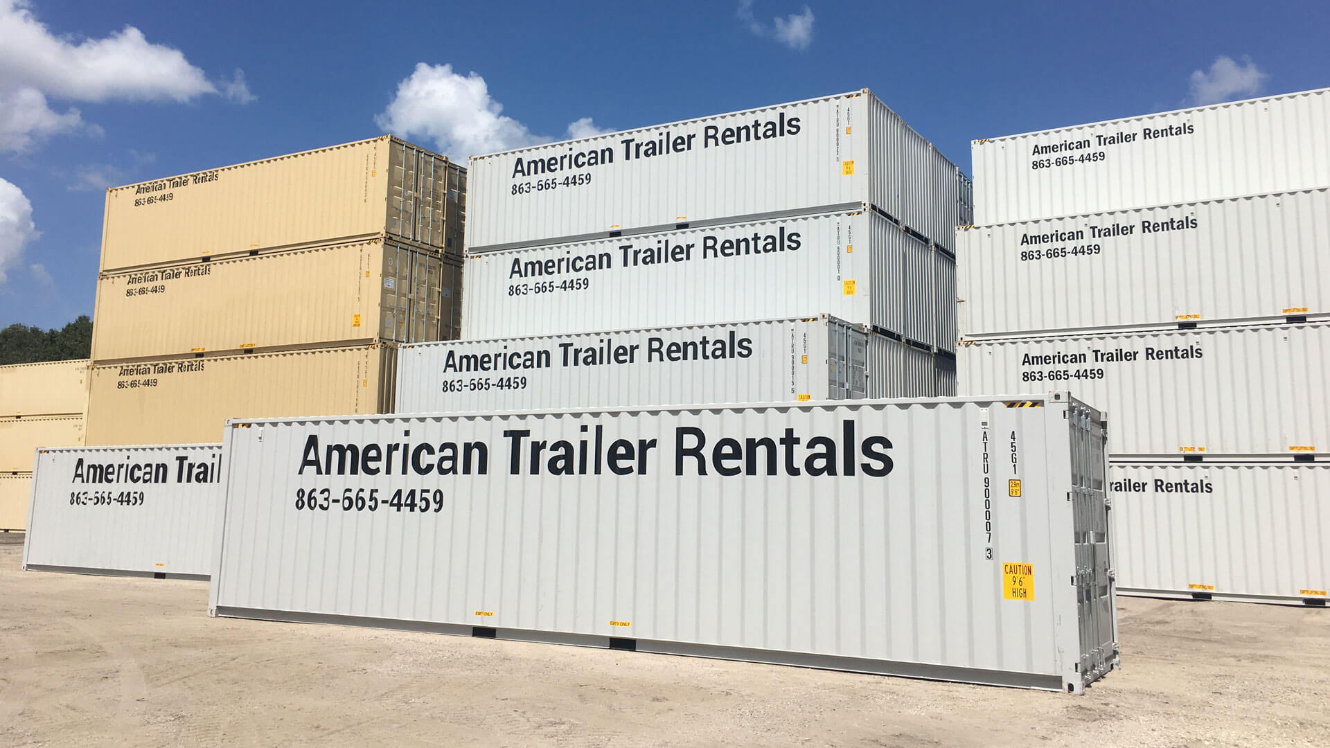 Video Conex Box Yard, a 360 Degree View American Trailer Rentals