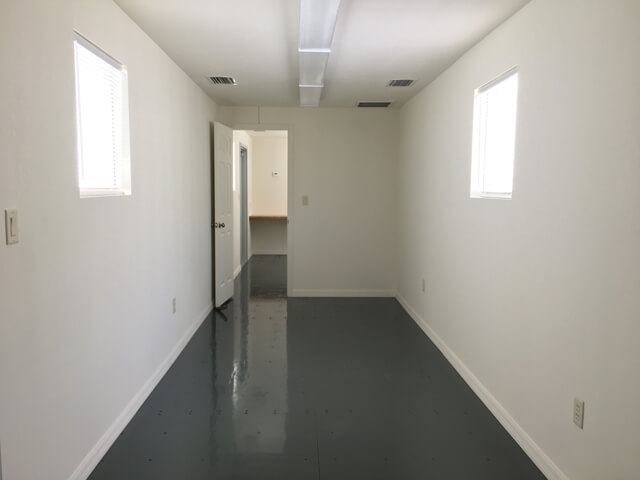 40 foot double Office Container interior