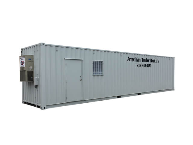 40' Office Container with storage