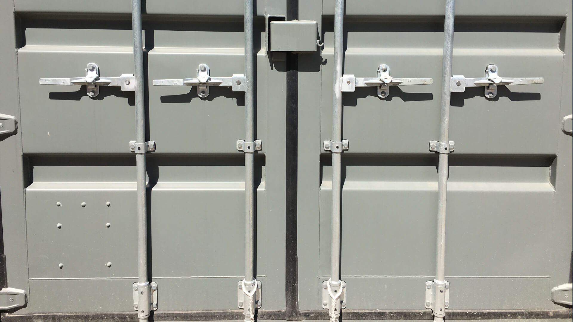 Container Doors and Lock Box