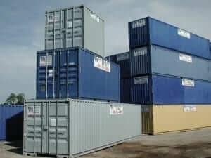 different sizes of storage containers
