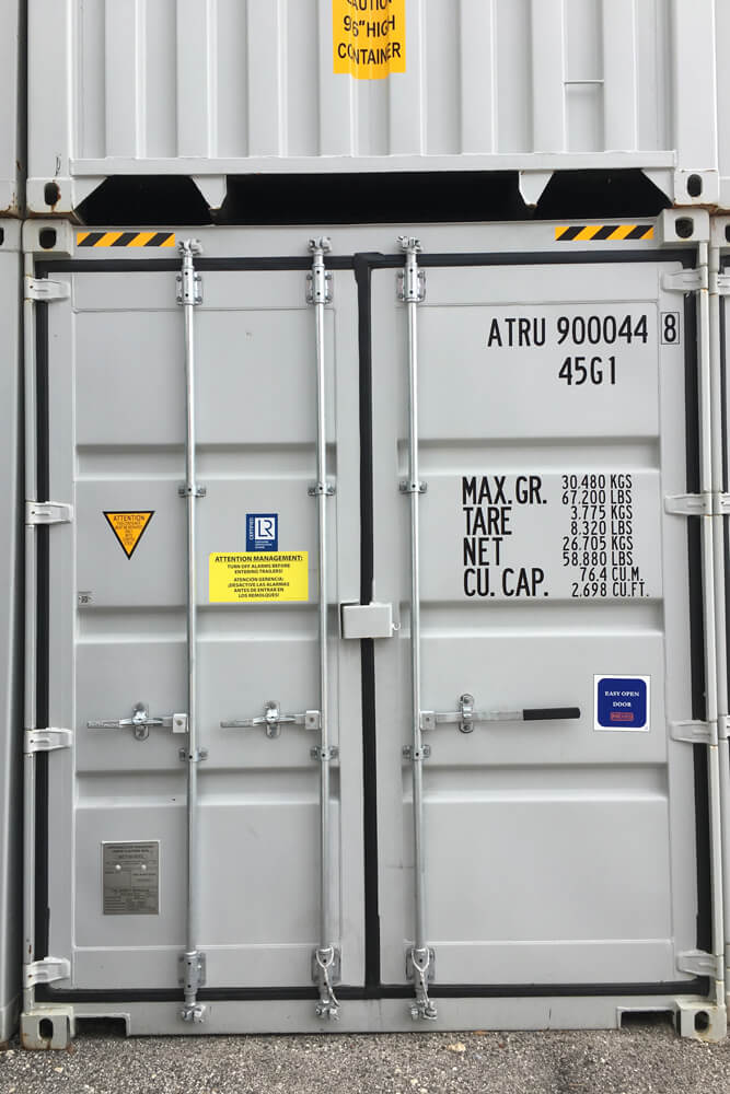 40' Storage Container Door