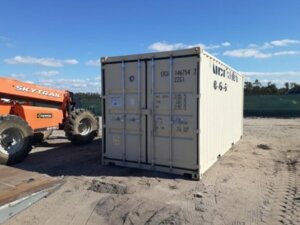 Storage Container on sand