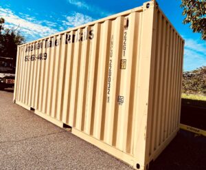 Tan 20' Storage Container