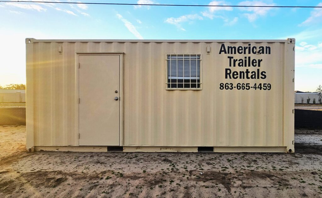 20' OFFICE CONTAINER WITH SUNBEAM 